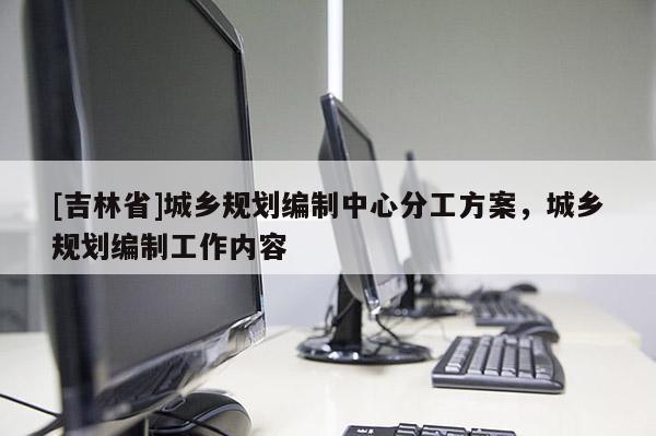 [吉林省]城乡规划编制中心分工方案，城乡规划编制工作内容