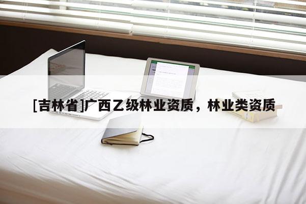 [吉林省]广西乙级林业资质，林业类资质