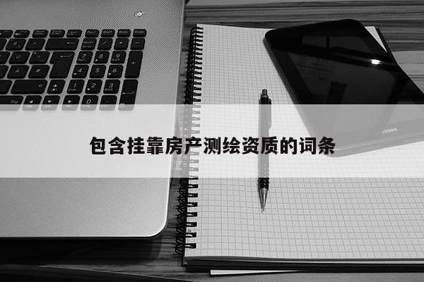 包含挂靠房产测绘资质的词条