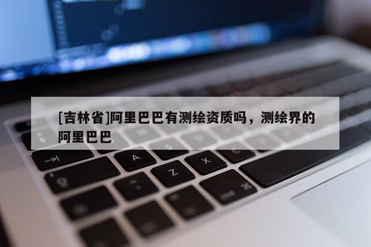 [吉林省]阿里巴巴有测绘资质吗，测绘界的阿里巴巴